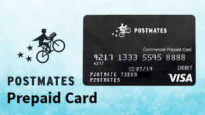 postmates prepaid card